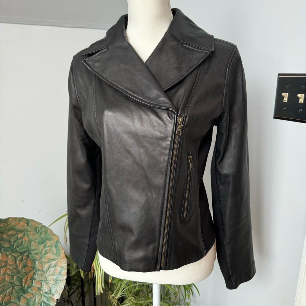 Siena Studio Black Leather Jacket